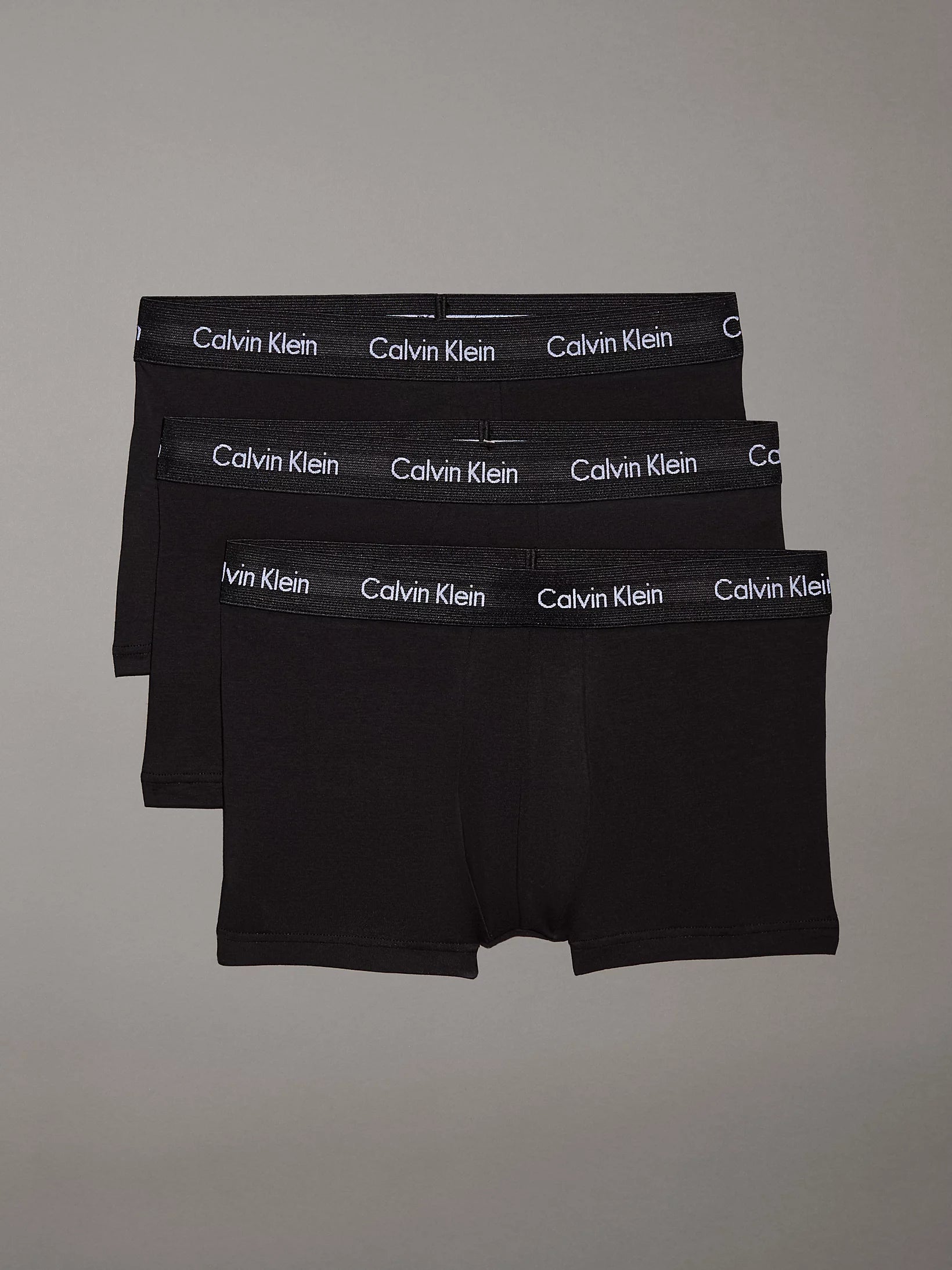 Calvin Klein - Lot de 3 boxers taille basse – Coton stretch