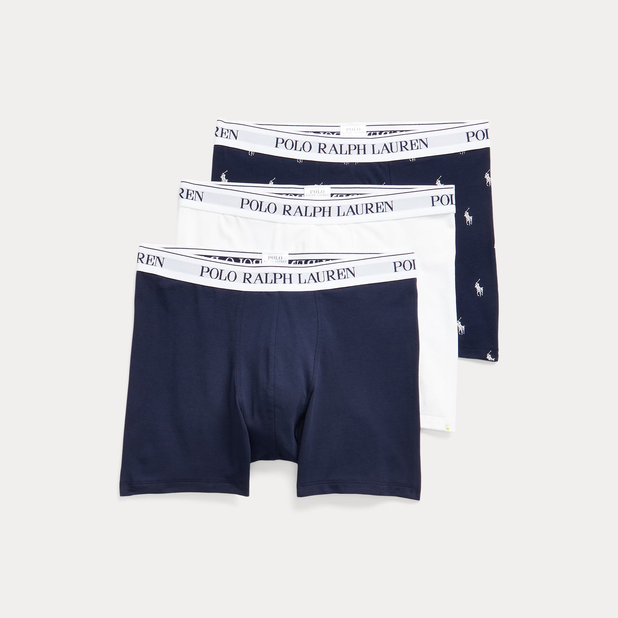 Ralph Lauren - Lot de trois slips boxer coton stretch